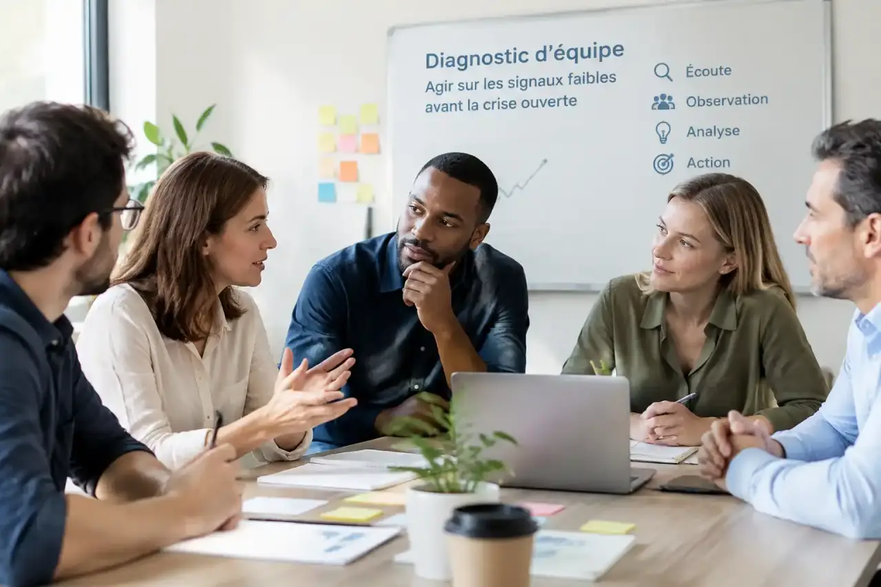 Diagnostic d’équipe : agir sur les signaux faibles avant la crise ouverte