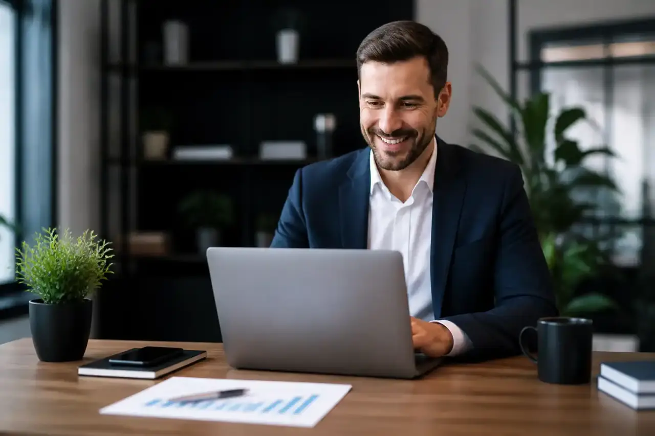 Table de réunion avec documents stratégiques, plans et tasses de café pour le lancement d'une entreprise