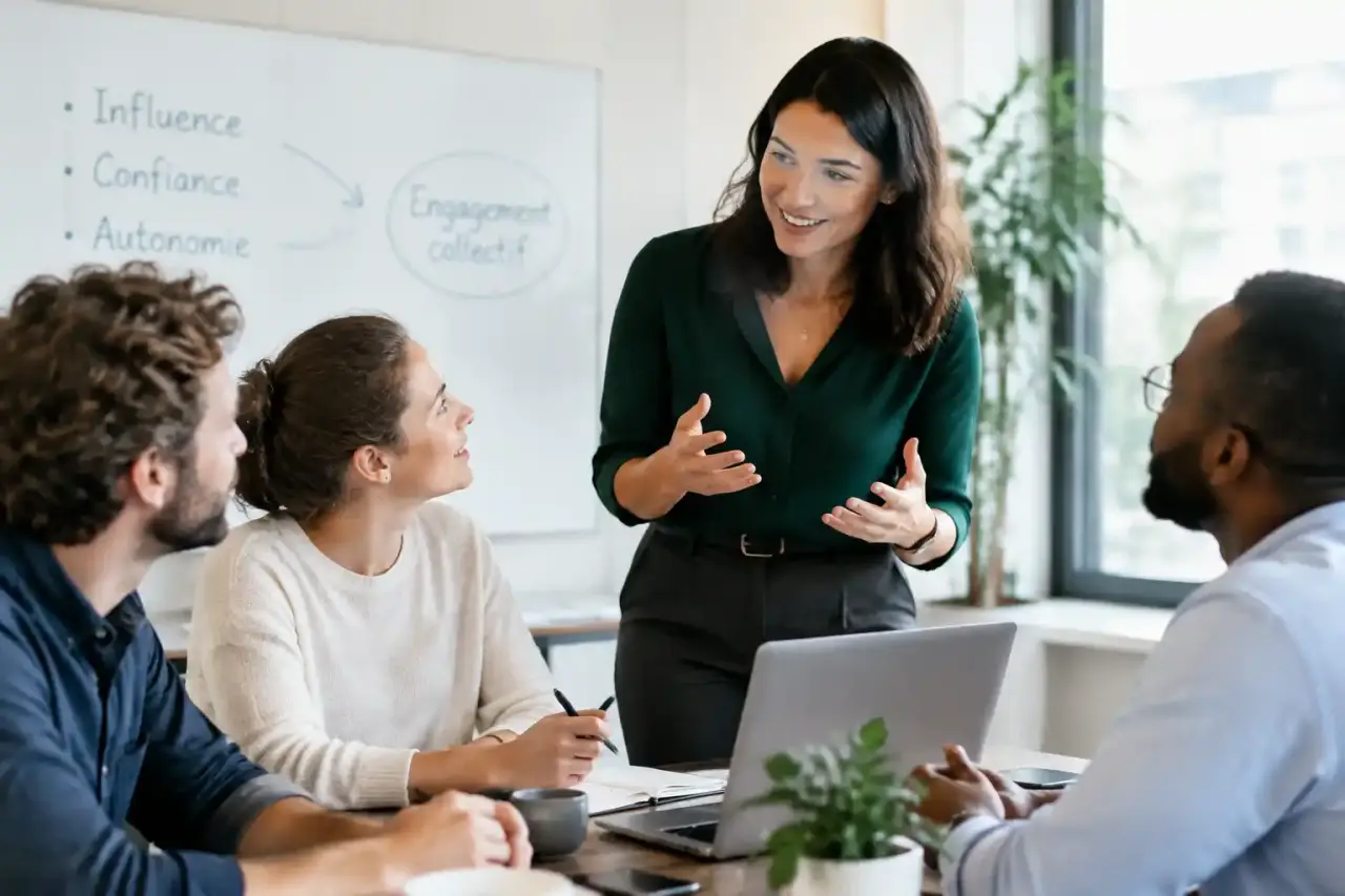 Le leadership mobilise sans titre : influence, confiance et autonomie en entreprise