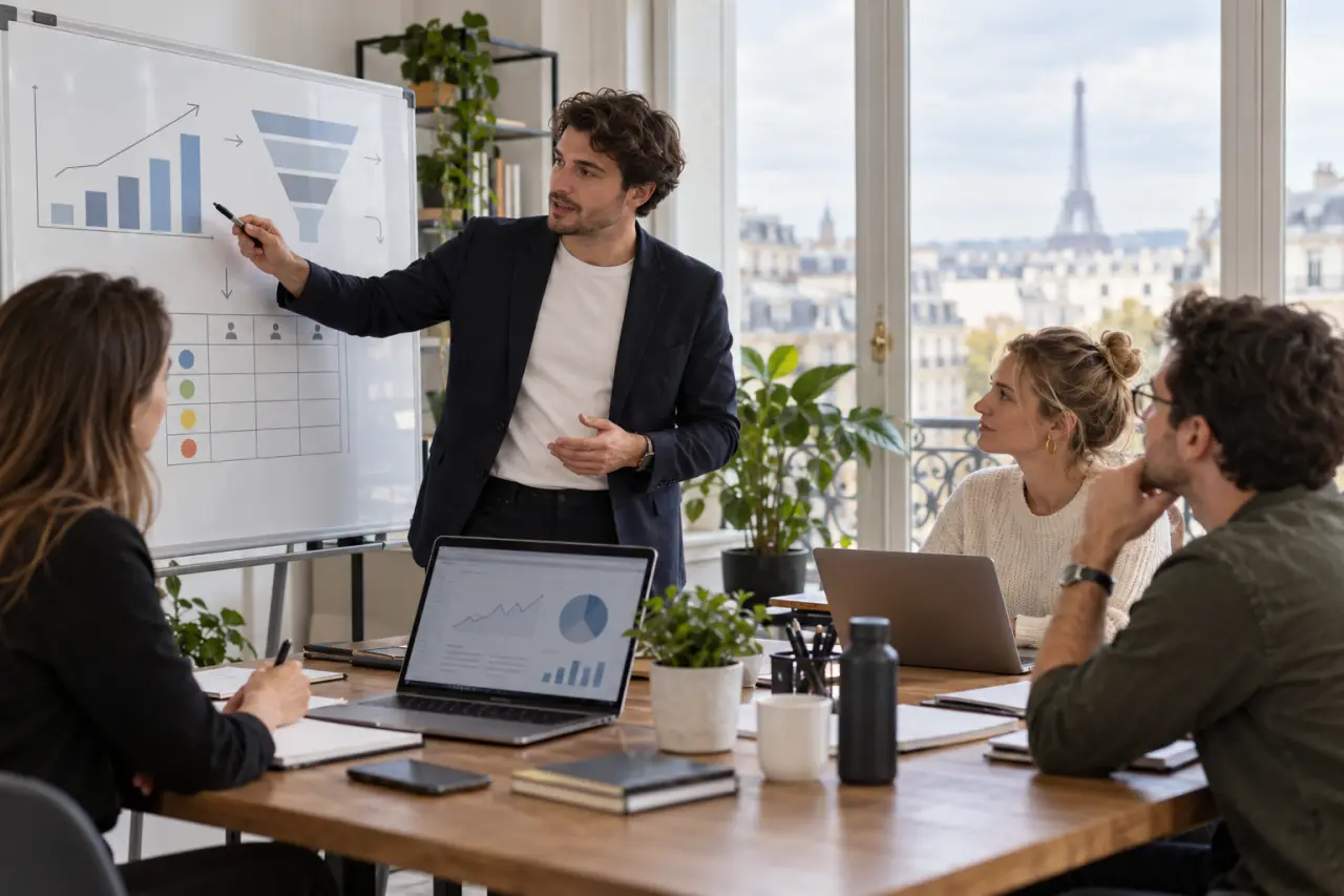 Un consultant marketing digital à Paris clarifie l’acquisition et les responsabilités